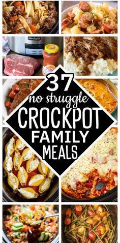 Easy Crockpot Recipes For Family, Cheap Simple Crockpot Meals, Fast Family Meals Easy Dinners, Family Meals With Leftovers, Long Crockpot Meals, Meal For The Week Family, Five Ingredients Or Less Crockpot Meals, Inexpensive Weeknight Meals, Family Crock Pot Recipes