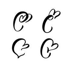 the letters c, g, and f are drawn in black ink on a white background