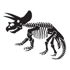 Triceratops Temporary Tattoo Triceratops Tattoo, Triceratops Skull, Dinosaur Images, Facial Features, Skull Art, Temporary Tattoos, Temporary Tattoo, Tatting, Line Art