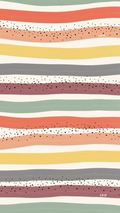 an abstract striped pattern with dots and lines in pastel colors, on white background