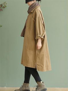 Description Product ID: TP2032688Material: Cotton, PolyesterPattern: Solid ColorSleeve: Long SleeveClosure Type: ButtonSeason: Spring, Autumn, WinterStyle: Casual, Fashion, SimpleOccasion: Daily, Vacation, Street Package included: 1* JacketSize Chart (Asian Size):Please allow 1-3 cm measured error. TagSize Chest Shoulder Front Length Back Length cm | inch cm | inch cm | inch cm | inch L 144cm | 56.6'' 37-41cm | 14.5''-16.1'' 96cm | 37.7'' 104cm | 40.9'' XL 150cm | 59.0'' 38-42cm | 14.9''-16.5'' Peterpan Collar, Fur Sliders, Glad Rags, High Design, Neue Outfits, Leather Flat Shoes, Comfortable Room, Higher Design, Patchwork Dress