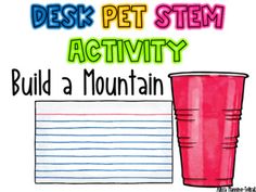 Have you jumped on the desk pet bandwagon? If so, STEM/STEAM activities might be perfect for your students and their pets! These activities encourage children to be creative, think outside the box, and collaborate with others. It's great fun! Especially when you add in desk pets! In this challenge, students are given specific materials and must create a "mountain" for their desk pet to hike up.  Students work in teams to plan, create, and reflect.Included are:*slides describing the challenge*STE Desk Pets, Desk Pet, Stem Steam, Steam Activities, The Desk, Outside The Box, Thinking Outside The Box, Stem Activities, Teacher Hacks