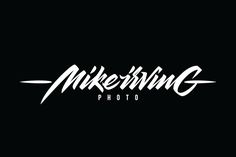 the logo for mike king photography, which is being used to promote their business's brand