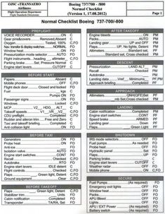 an image of a checklist for the vehicle