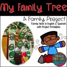 Display your students' families on a classroom family tree. Students can add a family photo onto a leaf. Or students can draw their family members.

Printables are in both English and Spanish. 
Printer friendly. Just print, copy, and send home.
Parent note included for you to explain the purpose of the family project.

Included you will find:
-Family/Parent Note in English and Spanish ready to print
-Editable Family/Parent Note for you to customize 
-1 Leaf Printable
-1 Our Family Tree Label
-A 3rd Grade Family Tree, Classroom Family Tree, Family Bulletin Boards, Classroom Family, Family Tree Picture Frames, Family Tree Craft, My Family Tree, Leaf Printable, Notes To Parents