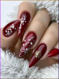 Cute Short Winter Nails, Acrylic Nail Trends, Short Winter Nails, Nail Ideas Winter, Winter Acrylic Nails, Frosted Tips, Almond Nail Art, Marble Nail Designs