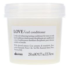 When looking for the best hair conditioner for curly hair, look no farther than Davines Love Curl Conditioner. If your textured hair seems unmanageable or lacking in volume, use this product to take back control as well as accentuate your curls. Special ingredients such as almond extract from Italy make this conditioner one of the best frizzy hair products on the market. In addition to reducing frizz for a fresh and smooth appearance, this product contains vitamins and proteins to promote health Frizzy Hair Products, Curl Enhancing Shampoo, Conditioner For Curly Hair, Best Hair Conditioner, Curl Conditioner, Almond Extract, Hair Help, Wavy Curly Hair, Frizzy Hair