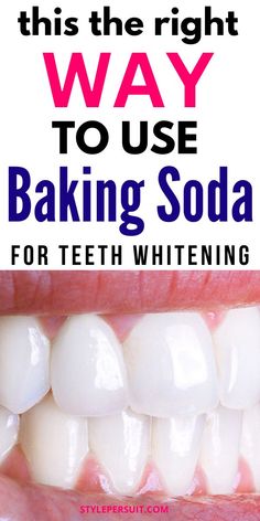 How To Use Baking Soda To Whiten Your Teeth: if you want to explore natural teeth whitening treatments, baking soda is a great option. Read on to know more about the benefits of using baking soda to get pearly white teeth. #teethwhitening #whiteteeth #remedies #homeremedies Baking Soda For Teeth, Pearly White Teeth, Baking Soda Teeth, Baking Soda Teeth Whitening, Teeth Whitening Remedies, Diy Teething