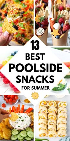 the best pool side snacks for summer