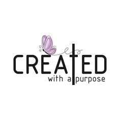 the logo for created with a purpose