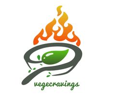 the logo for vegetarians, which has flames coming out of it and leaves on top