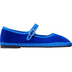 Women's Oe Piped Velvet Mary Jane Shoes, Electric Blue - Flabelus Shoes | Maisonette Flabelus Shoes, Blue Mary Jane Shoes, Swimming Bathing Suits, Boy Accessories, Buy Buy, Jane Shoes, Buy Buy Baby, Shoe Closet, Cotton Velvet