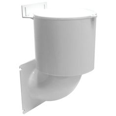 a white wall mounted toilet paper dispenser