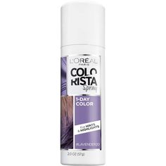 PRODUCT DESCRIPTION Pastel Lavender Colored Hair Spray: For bold, temporary hair color without the commitment, try Colorista 1 Day Hair Color Spray; Each shade is formulated to allow for vivid temporary color on all hair types, no bleach required Vivid Color, No Bleach Required: This spray-on hair color is quick and easy to apply, gentle on hair, and washes out after one day of wear; Just spray, play, wash, repeat Play With Hair Color: It's time to have some fun with your color; If you're thinki Temporary Hair Color Spray, Loreal Paris Makeup, Hair Color Spray, Dyed Hair Pastel, Gold Hair Colors, Temporary Hair Dye, Hair Color Rose Gold, Bold Hair Color, Color Makeup