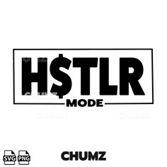 the logo for hstlr mode is shown in black and white