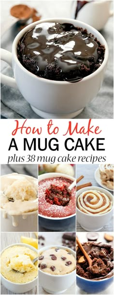 how to make a mug cake plus 35 minute desserts - so easy and delicious