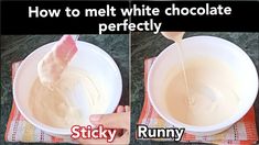 how to melt white chocolate perfectly