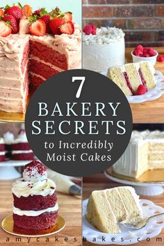 Super moist and soft cakes from Amycakes Bakery Moist Cake Recipe, Fresh Strawberry Cake, Baking Secrets, Cake Hacks, Moist Cake, Gateaux Cake, Baking Business, Cake Business, Italian Bread