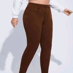 Fits Numeric Size 16 New With Tags Color Brown Cheap Brown Bottoms From Forever 21, Jeans Brown, Brown Pants, Brown Color, Dream Closet, Size 16, High Waist, Tights, Women Jeans