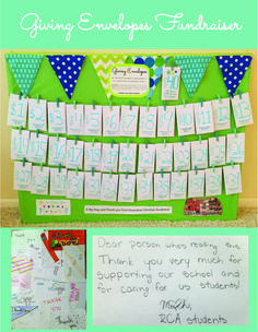 a green bulletin board with writing on it