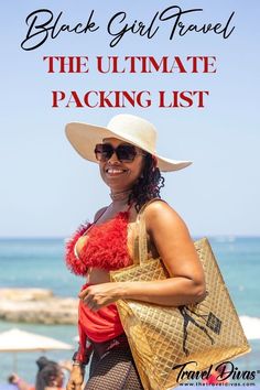 This post shares the ultimate vacation packing list for Black girl travel! Elevate your Black women travel style with our Black girl travel luggage, travel shirts, and more. We even have a rich auntie vibes shirt for all your rich auntie Divas! Whether you are looking for a travel addict shirt, Black girl travel shirt, Black girl magic shirt, or Black girl travel suitcases - we've got it all, sis! Ultimate Packing List