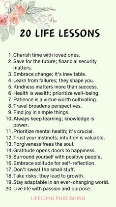 Here are 20 timeless life lessons, these insights shape a purposeful life. #LifeWisdom #TimelessLessons #CherishMoments #Philosophy #Mindfulness #PurposefulLiving 20 Live Lesson, 20 Motivational Life Lessons, 20 Life Lessons, Aphorisms Life Lessons, Self Esteem Activities, Good Leadership Skills, Purposeful Life, Inspirational Life Lessons, Practicing Self Love