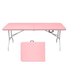 This portable outdoor folding table is ideal for organizing house parties, camping and outdoor events. The outdoor picnic table easily unfolds and folds for storage and has a carrying handle for easy transportation. It is made of high-density polyethylene plastic and powder coated steel legs, waterproof and rustproof, sturdy and easy to clean for a long life. Non-slip feet ensure the table doesn't scratch the floor while maintaining stability. It can be used both indoors and outdoors, perfect fo School Tables, Folding Picnic Table, Outdoor Folding Table, Foldable Table, Outdoor Picnic Tables, Plastic Tables, Making Life Easier, Indoor Patio Furniture, Outdoor Dining Furniture