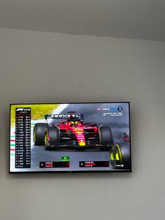 a flat screen tv mounted on the wall