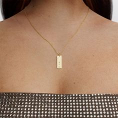 Celebrate love and connection with our Couple's Initials Vertical Bar Necklace. Crafted with precision in either solid gold or sterling silver, this elegant piece features two intertwined initials on a vertical bar, symbolizing unity. The timeless design makes it a perfect accessory for couples, creating a meaningful and personalized connection. Embrace the beauty of shared moments and carry your love with you, making a stylish statement that reflects your unique bond. Arabic Jewelry, Love And Connection, Vertical Bar Necklace, Everyday Bracelet, Vertical Bar, Turquoise Bead Necklaces, Greek Jewelry, Celebrate Love, Everyday Rings