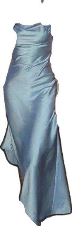 Elegant Ladies, Aesthetic Blue, Satin Maxi, Satin Maxi Dress, Blue Satin, Ice Blue, Elegant Woman, Silk Satin, Midi Dress