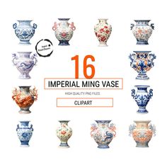 the cover of 16 imperial ming vases