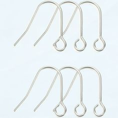 four pairs of hooks are shown in this image, with one hook on each side