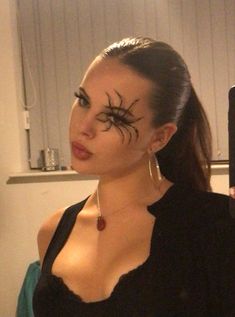 Halloween Spider Makeup, Spider Makeup, Halloween Makeup Clown, Creepy Halloween Makeup