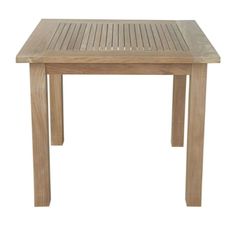 a wooden table on a white background