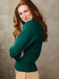 Upgrade your sweater lineup. Featuring a v-neckline, a fuller sleeve, and a wide rib hem, this cable knit sweater elevates any outfit. Made with our super soft and plush Dusk Yarn, the Lindsey pullover sweater effortlessly balances comfort, style, and versatility. 60% Recycled Polyester, 29% Polyester, 8% Nylon, 3% Spandex V-Neck Construction Cable knit body with jersey sleeves Taller rib hem Made in China Sweater Sale, Cable Knit Sweater, Comfort Style, Full Sleeve, Pullover Sweater, Cable Knit, Pullover Sweaters, Made In China, Knit Sweater