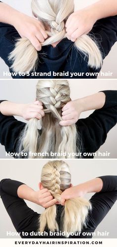 Viking Hairstyle, Hair For Beginners, Braid Your Hair, French Braids Tutorial, Dutch Braid Hairstyles