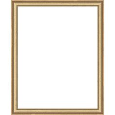 an empty wooden frame on a white background