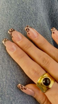 Paznokcie Hello Kitty, Summery Nails, Girly Acrylic Nails, Print Nails, Leopard Nails, Classy Acrylic Nails, Animal Print Nails