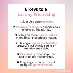 Psychology Today on Instagram: “Friendship is an important type of bond that deserves more attention than it usually gets. According to journalist Julie Beck, who wrote…” Friendship Types, Friendship Psychology, Friendship Communication, Manifest Friends, Types Of Friendships, Healthy Friendships, Friendship Advice, Mommy Ideas, Friendship Skills