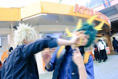 Bakugou And Midoriya, Cosplay Couple, Cartoon Cosplay, Human Reference, Bakugou Katsuki