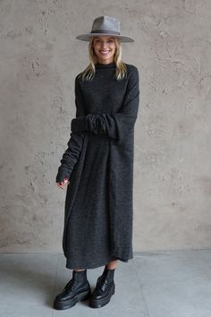 Sweatshirt Dress / Bubble Dress /Gray Jersey Dress / Plus Size Clothing / Cotton Dress / Oversized Dress / Long Jersey Tunic / Cozy Dress by DIDRESS on Etsy Sweatshirt Dress Outfit, Grey Jersey Dress, Cozy Dress, Bubble Dress, Oversized Dress, Dress Plus Size, Sweatshirt Dress, Gray Dress, Jersey Dress