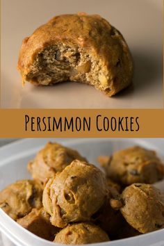 Classic Persimmon Cookies Persimmon Cookies Recipe, Persimmon Cake Recipe, Mojito Recept, Autumn Baking