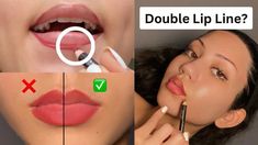 You might have a double lip line if you identify with any of these:💋the colour of your lip & 3D part of your lip don't align💋the colour looks like it leaks... Double Lip Line, How To Do Lipstick, Lip Liner Tutorial, Pat Mcgrath Lipstick, Powerful Makeup, Best Lip Liners, Liner Tutorial, Mauve Lipstick, Lip Line