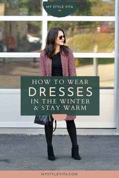 Black Leggings Outfit Fall, Casual Dresses For Summer, Leggings Outfit Fall, Outfits Dressy, Sweater Dress Outfit, Trendy Outfits Winter, Winter Dress Outfits, Trendy Winter