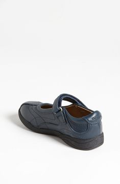 A clean design maximizes the versatility of a classic mary jane. Sensory Response Technology improves balance and helps children develop a natural, healthy gait. Adjustable hook-and-loop strap closure. Leather upper/synthetic lining/rubber sole. By Stride Rite; imported. Kids' Shoes.