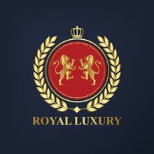 the royal luxury logo is shown here