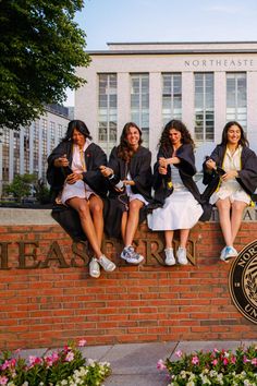 A group of best friends pop bottles of champagne and smile for their senior photoshoot celebrating their Northeastern University graduation.
Photographer: Wagamini Wanja Njama (@maithuza on Instagram) Friend Graduation Photoshoot, Group Graduation Pictures, Group Of Best Friends, Cute Graduation Poses, Best Friends Graduation, Best Friend Graduation, College Grad Pictures, Nursing Graduation Pictures, Northeastern University