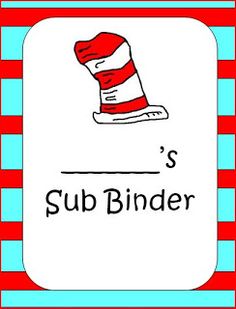 the cat in the hat's sub binder