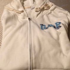 Gap Hooded Sweatshirt Brand New Hoodie Beautiful In The Front It’s Says Gap In Light Blue With Blue Flowers On It I Sporty Gap Sweatshirt With Adjustable Hood, Gap Sporty Top With Drawstring Hood, Sporty Gap Top With Drawstring Hood, Gap Hooded Top With Drawstring, Gap Hooded Top With Drawstring Hood, White Fleece Hooded Jacket With Adjustable Hood, White Fleece Hooded Jacket With Double-lined Hood, Casual Gap Tops With Drawstring Hood, Sporty Gap Tops For Winter