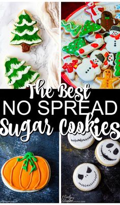 the best no - spread sugar cookies for halloween